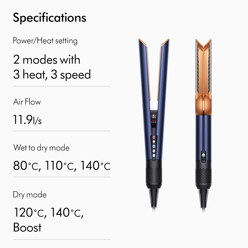 Dyson Airstrait™ straightener (Prussian Blue/Rich Copper)