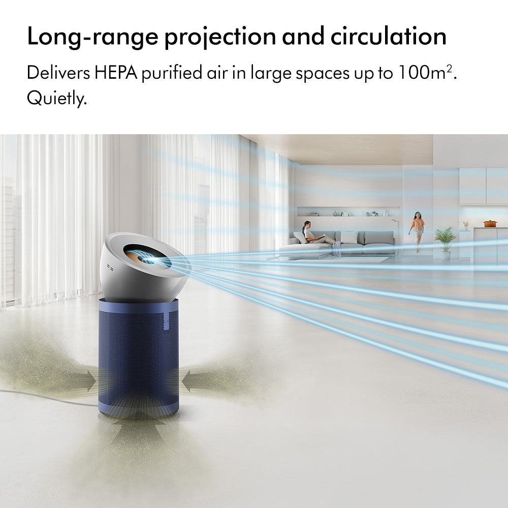 Dyson Purifier Big + Quiet Formaldehyde Air Purifier BP03 (Bright Nickel/Prussian Blue)