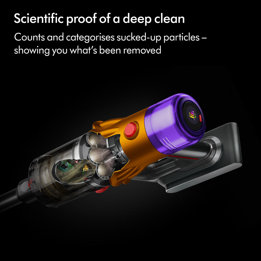 Dyson V12 Detect Slim Absolute Vacuum Cleaner (Sprayed Yellow/Iron/Nickel)