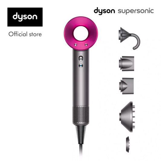 Dyson Supersonic ™ Hair Dryer HD08 (Iron/Fuchsia) with Flyaway attachment